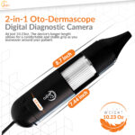 Testing Oto-Dermascope: Advanced Digital Otoscope & Dermascope for Medical Professionals with image capturing and video recording