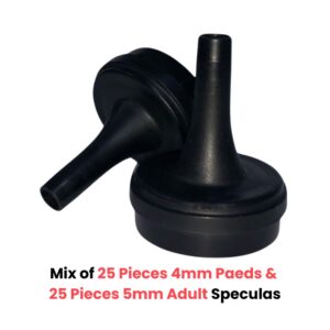 Mix of 50 Reusable Cannulas (Speculas/nozzles) for Sojro Oto-dermascope - Adult & Paeds